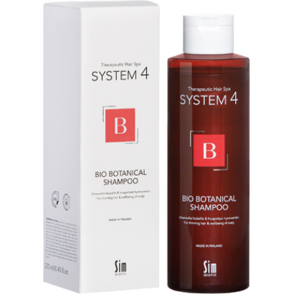Sim System4 B Bio Botanical Shampoo - oheneville hiuksille 250 ml