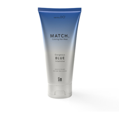 SensiDO Match Gorgeous Blue (Intensive) - sävyttävä hiusnaamio 200 ml - intensiivinen sininen