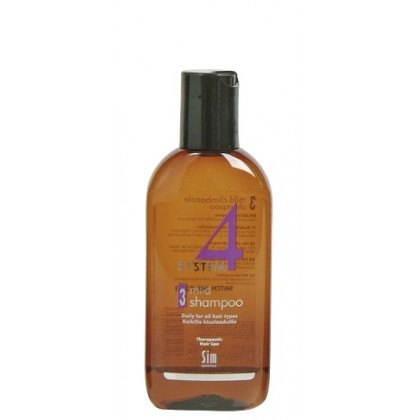 Sim System 4, Mild Shampoo 3 - mieto erikoisshampoo hiuspohjan hoitoon kaikille hiustyypeille 100 ml