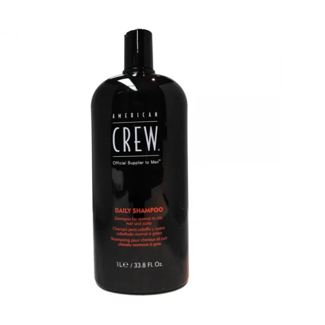 American Crew Daily Shampoo - päivittäiseen hiustenhoitoon miehille 1000 ml (iso koko)