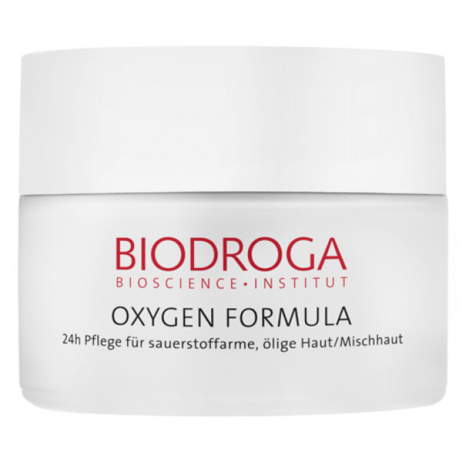 BIODROGA Oxygen Formula 24 h Care for sallow oily/combination skin - kevyt rasvaisen ja sekaihon hoitovoide