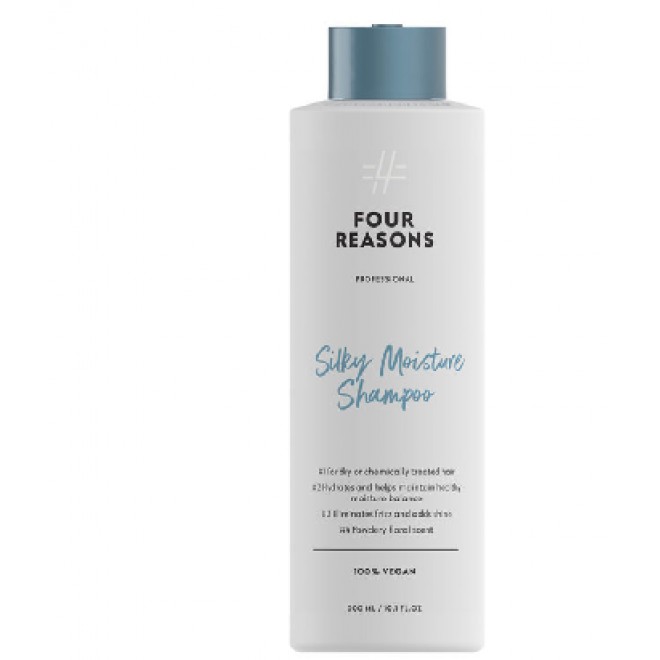 Four Reasons Professional Silky Moisture Shampoo - kuiville ja käsitellyille hiuksille 300ml